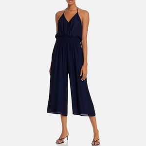 Parker Womens Surplice Blouson Jumpsuit navy -  size 12